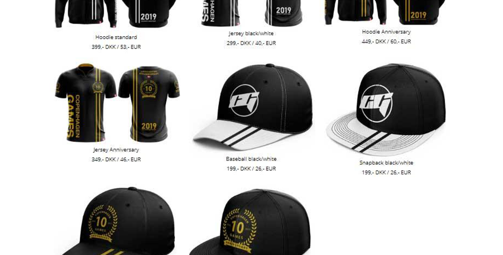 Copenhagen Games Merch 2019